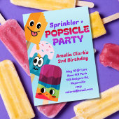 Popsicle Feest Verjaardag Kaart