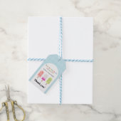 Popsicle Feestje Cadeaulabel (Met Touw)