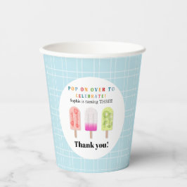 Popsicle Feestje Papieren Bekers