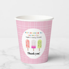 Popsicle Feestje Papieren Bekers