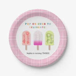 Popsicle Feestje Papieren Bordje
