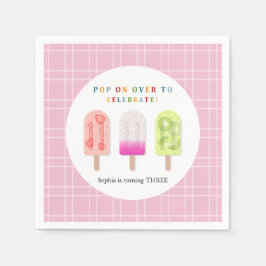 Popsicle Feestje Servet