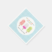 Popsicle Feestje Servet (Hoek)