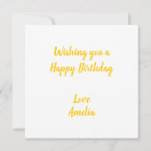 Popsicle Flat Greeting Birthday Kaart (Achterkant)