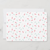 Popsicle Gender Reveal Baby shower per post Kaart (Achterkant)