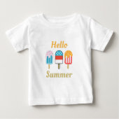 Popsicle Hallo Summer T-Shirt (Voorkant)