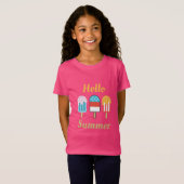 Popsicle Hallo Summer T-Shirt (Voorkant volledig)