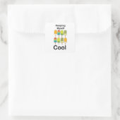 Popsicle Houd Me Koel Zomer  Vierkante Sticker (Tas)
