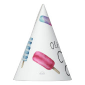 Popsicle Ice Cream Kids Verjaardag Feesthoedjes (Links)