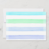 Popsicle Ice Cream Verjaardag Zomer Pool Party Kaart (Achterkant)