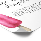 Popsicle ijs - Late night luierspel Poster (Hoek)