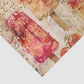 Popsicle ijs lolly thema decoupage tissuepapier (Detail)