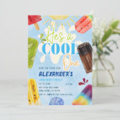 Popsicle Ijs Sommering 1e 3e 4e 5e 6e Jongen Kaart (Staand voorkant)