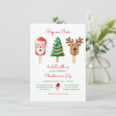 Popsicle Kerstmis in juli Kaart (Staand voorkant)
