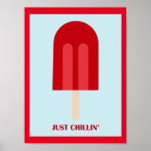 POPSICLE KILLENDE FUN SUMMER TREATS PUN MOTTO POSTER (Voorkant)