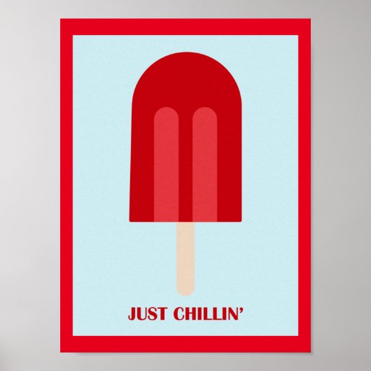 POPSICLE KILLENDE FUN SUMMER TREATS PUN MOTTO POSTER (Voorkant)