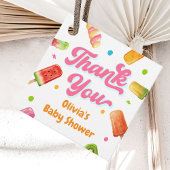 Popsicle klaar om Pop Baby shower Dank u Bedankjes Labels