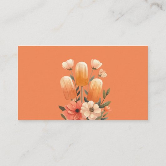 Popsicle Klaar om Pop Baby shower Luier Raffle Informatiekaartje (Achterkant)