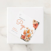 Popsicle klaar voor Pop Baby shower Bedankjes Labels (In situ)