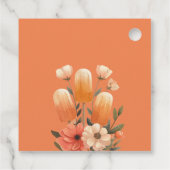 Popsicle klaar voor Pop Baby shower Bedankjes Labels (Achterkant)