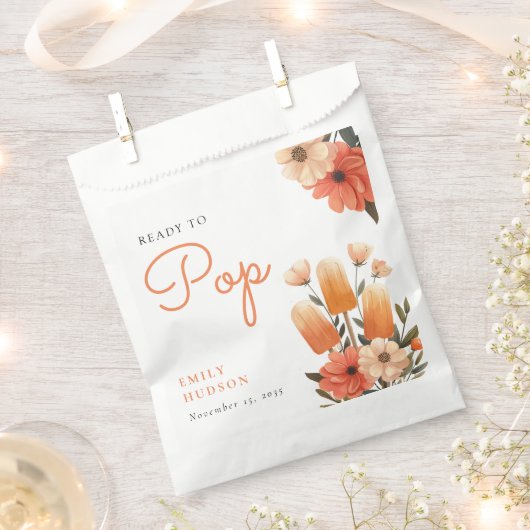 Popsicle klaar voor Pop Baby shower Bedankzakje (Geknipt)