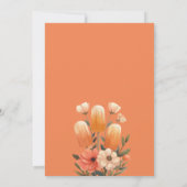 Popsicle klaar voor Pop Baby shower Invitation Kaart (Achterkant)