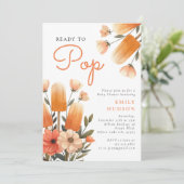Popsicle klaar voor Pop Baby shower Kaart (Staand voorkant)