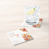 Popsicle klaar voor Pop Baby shower Kartonnen Onderzetters (Insitu)