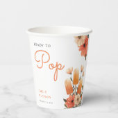 Popsicle klaar voor Pop Baby shower Papieren Bekers (Achterkant)