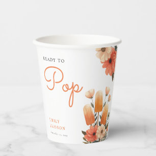 Popsicle klaar voor Pop Baby shower Papieren Bekers
