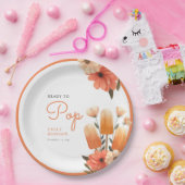 Popsicle klaar voor Pop Baby shower Papieren Bordje (Feest)