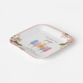 Popsicle klaar voor Pop Baby shower Papieren Bordje (Gebogen)