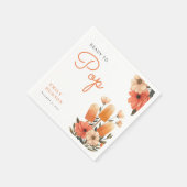 Popsicle klaar voor Pop Baby shower Servet (Hoek)