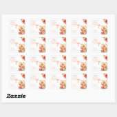 Popsicle klaar voor Pop Baby shower Vierkante Sticker (Vel)