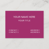 Popsicle Kleurrijk Zomer Voedsel Visitekaartje (Achterkant)