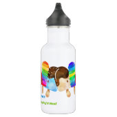Popsicle Kleurrijke Kids Persoonlijk Waterfles (Rechts)