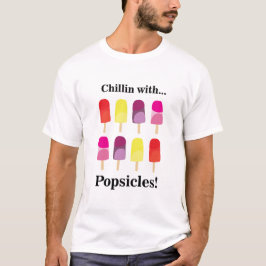 Popsicle kleurrijke zomer t-shirt
