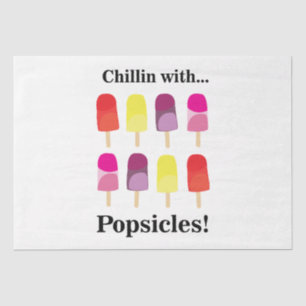 Popsicle Kleurrijke Zomerverjaardagsfeestje Tissuepapier