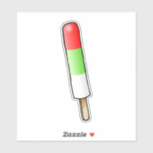Popsicle op maat gesneden vinyl sticker (Vel)