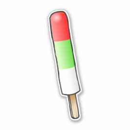 Popsicle op maat gesneden vinyl sticker