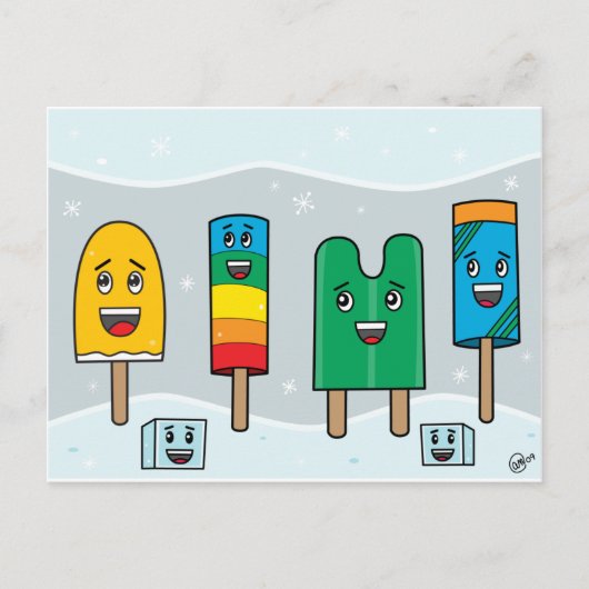 Popsicle Parade - Briefkaart (Voorkant)