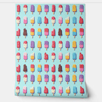 Popsicle Parade in Blue Ice Cream II