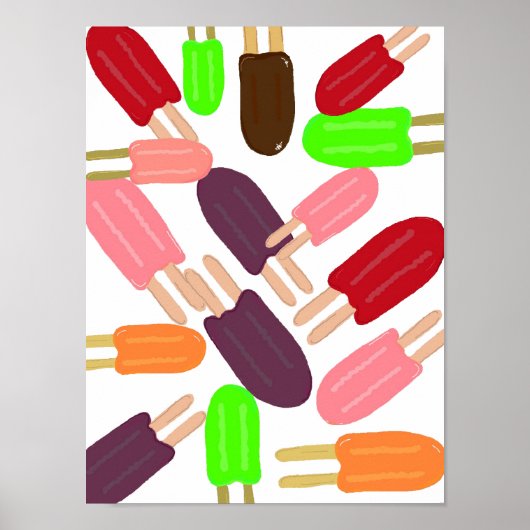 Popsicle Paradise Poster (Voorkant)