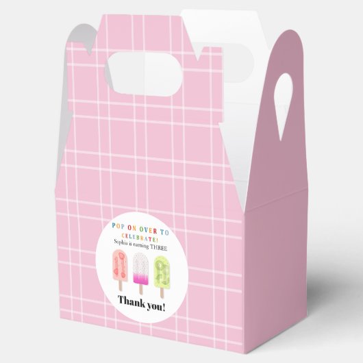 Popsicle Party Bedankdoosjes (Geopend)