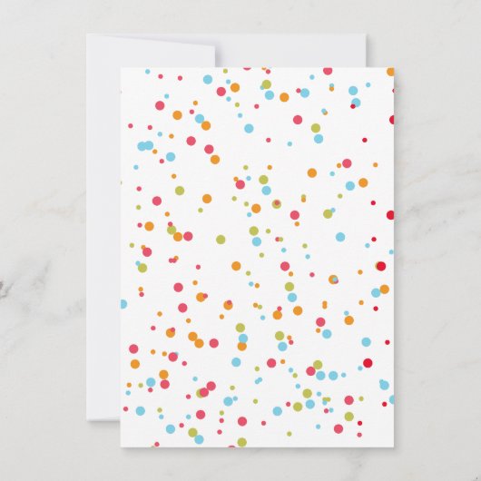 Popsicle Party Birthday Summer Kaart (Achterkant)