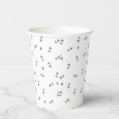 Popsicle Party Cup in wit | Rood, Wit en BBQ Papieren Bekers (Rechts)