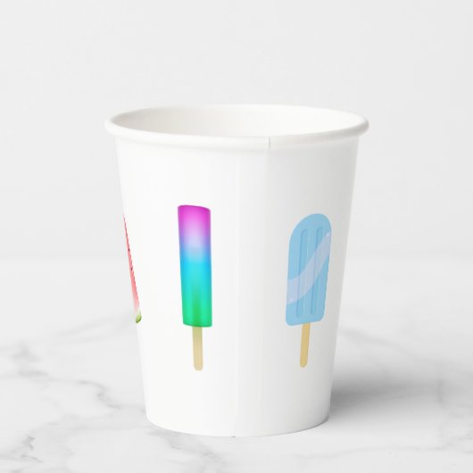 Popsicle Party Cups Papieren Bekers (Rechts)