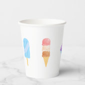 Popsicle Party Cups Papieren Bekers (Voorkant)