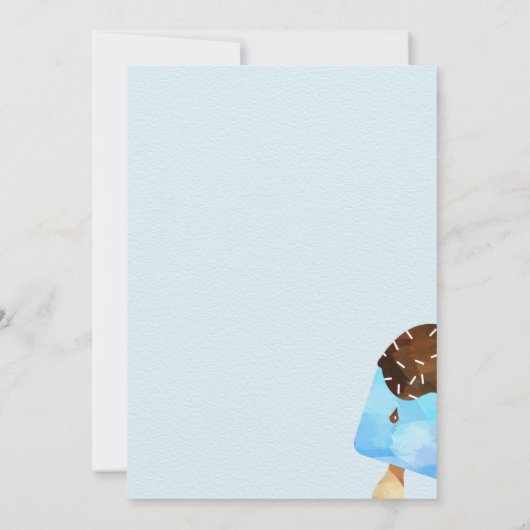 Popsicle Party Twee Cool Boys 2e Verjaardag Kaart (Achterkant)