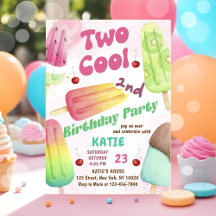 Popsicle Party Twee Cool Meisjes 2e Verjaardag